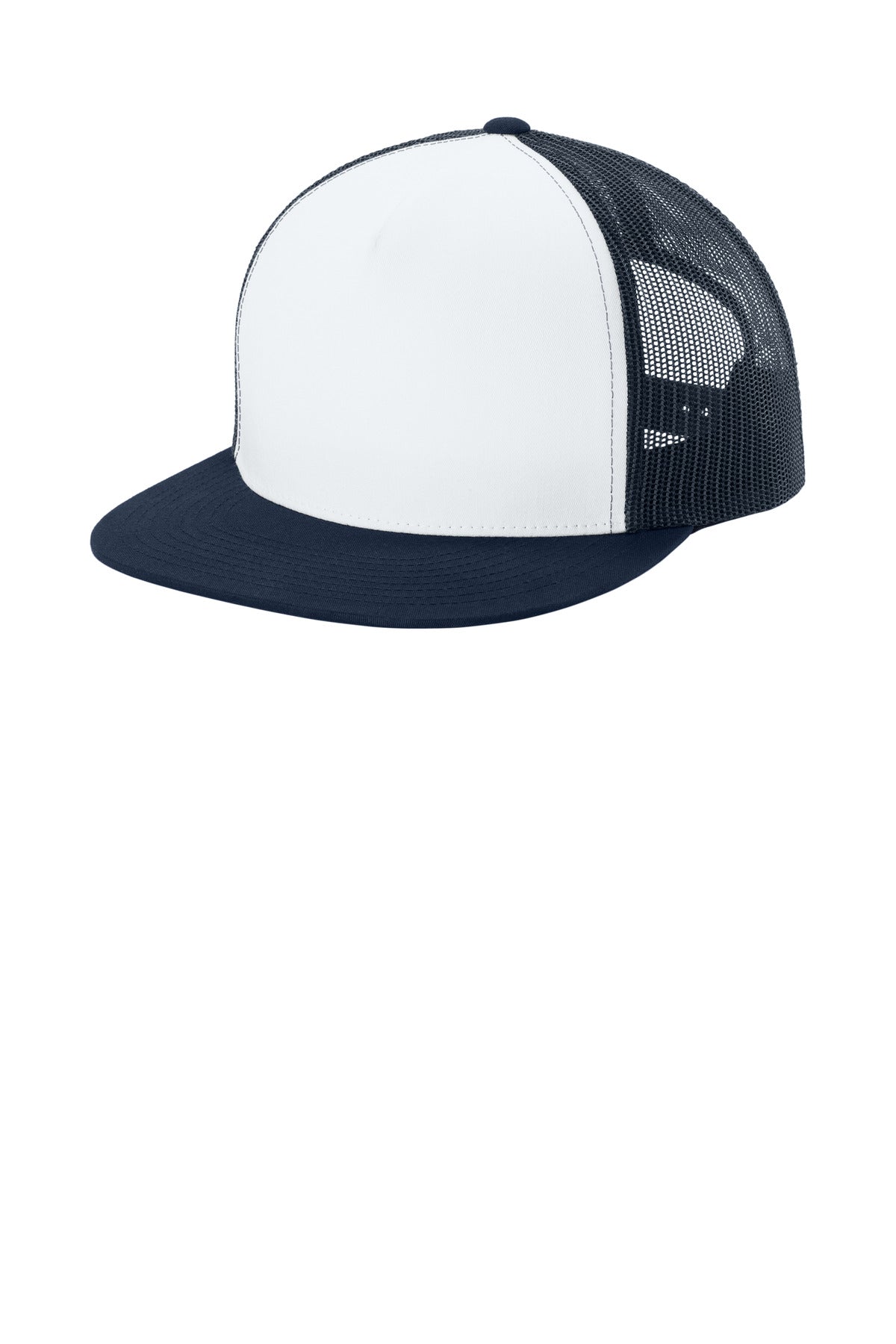 Sport-Tek® YP Classics ® 5-Panel Classic Trucker Mesh Back Cap. STC38
