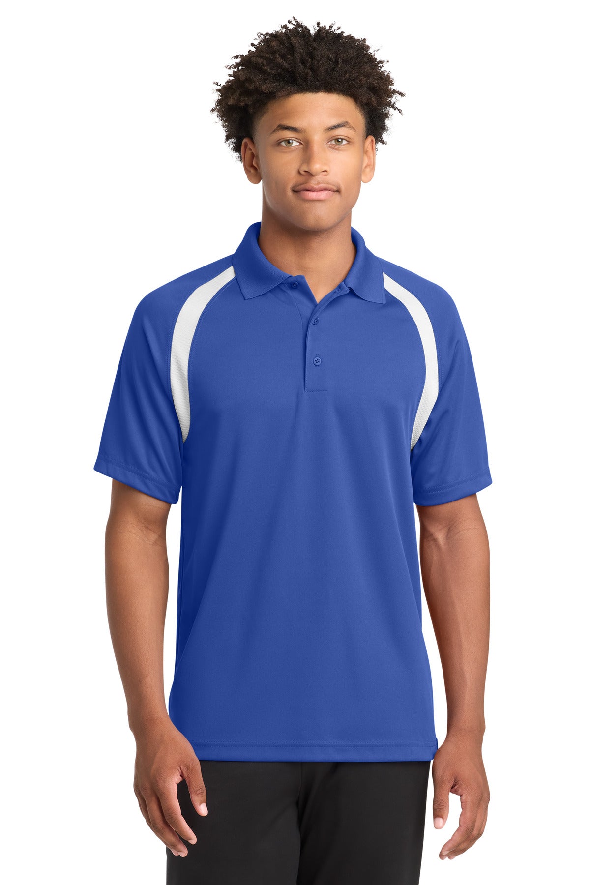 Sport-Tek® Dry Zone® Colorblock Raglan Polo. T476