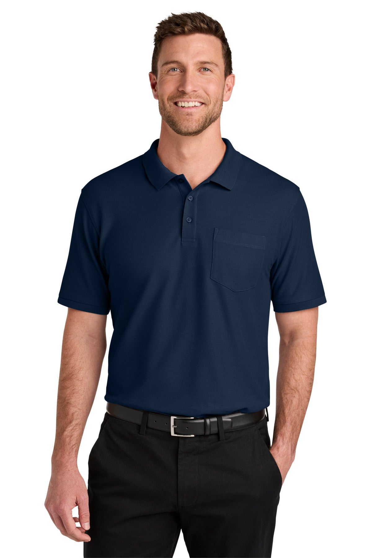 Port Authority® Tall Wearever Signature Pique Pocket Polo TLK200P