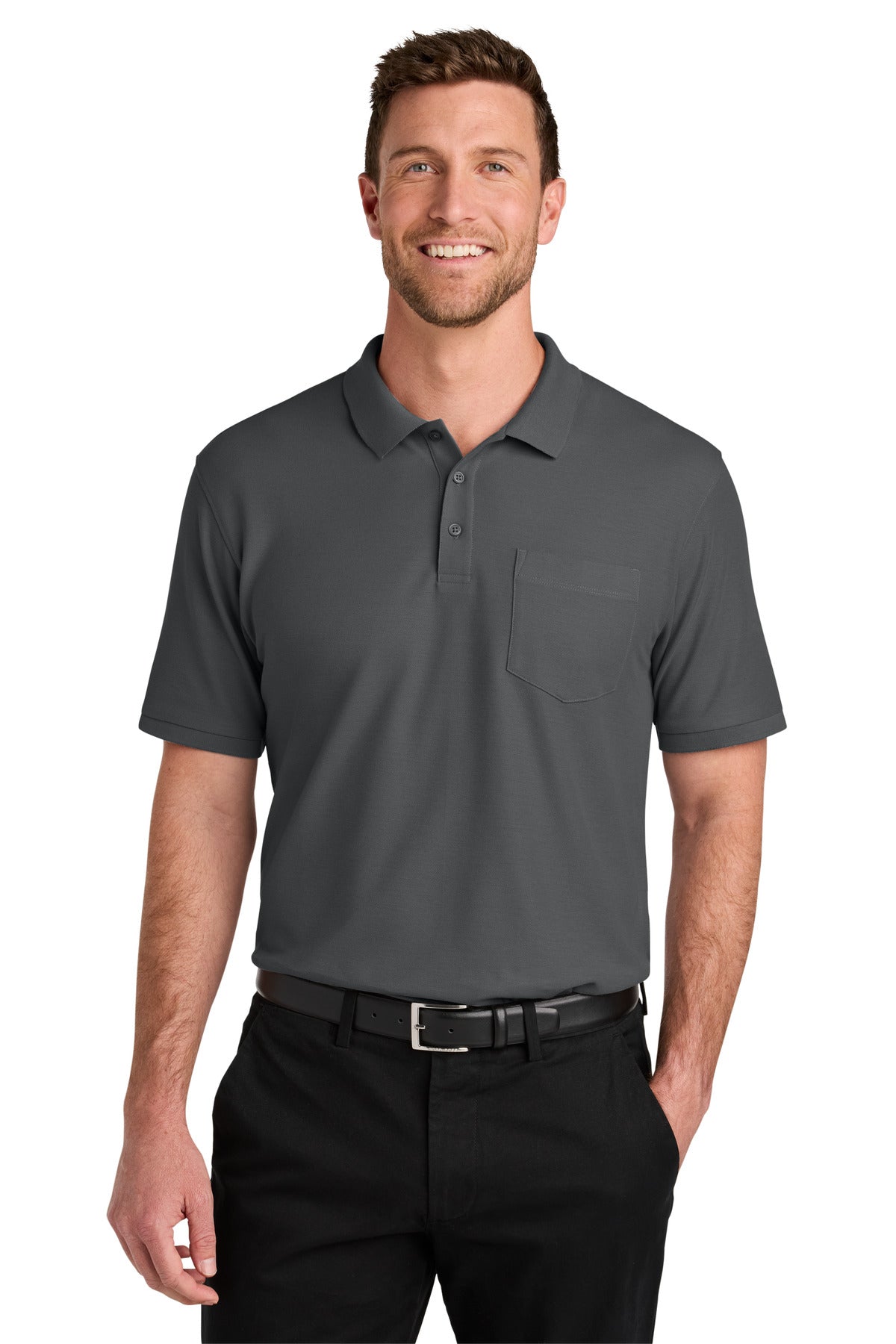 Port Authority® Tall Wearever Signature Pique Pocket Polo TLK200P