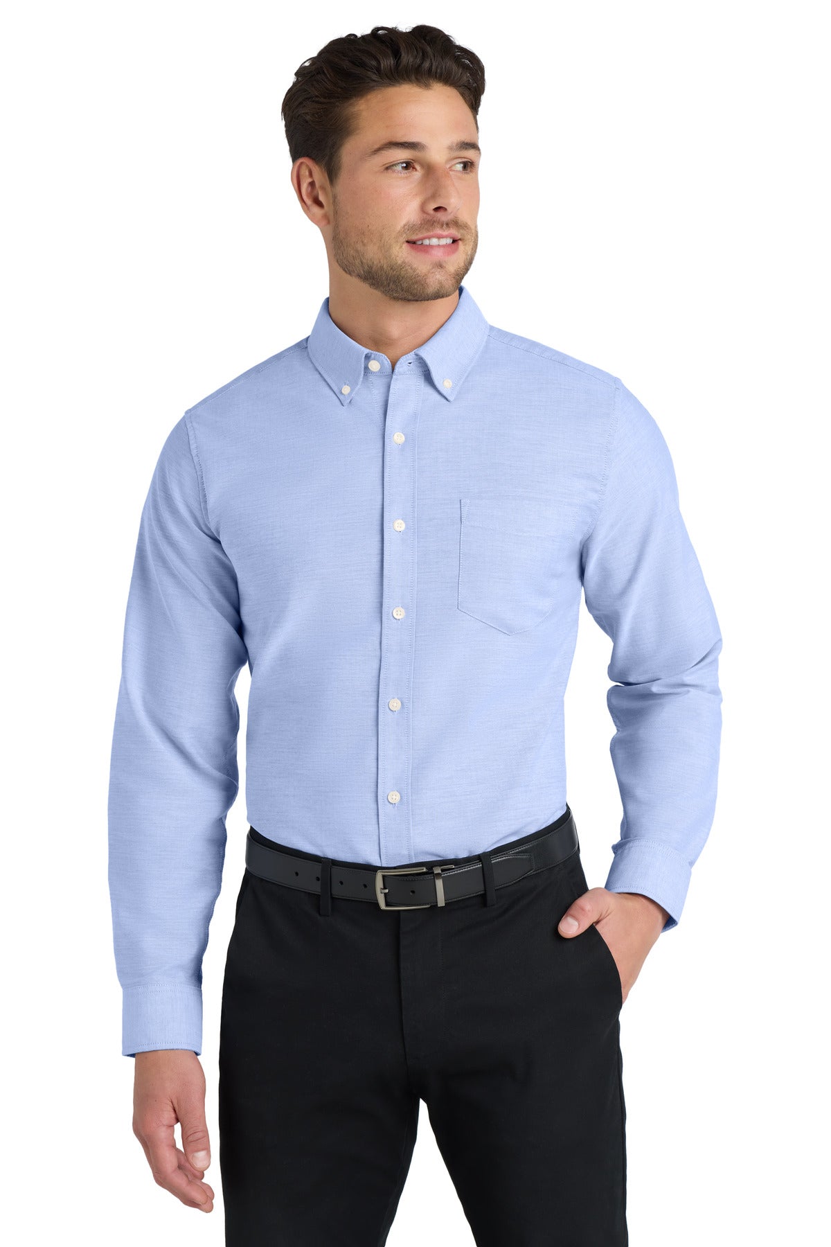Port Authority® Tall SuperPro™ Oxford Shirt. TS658