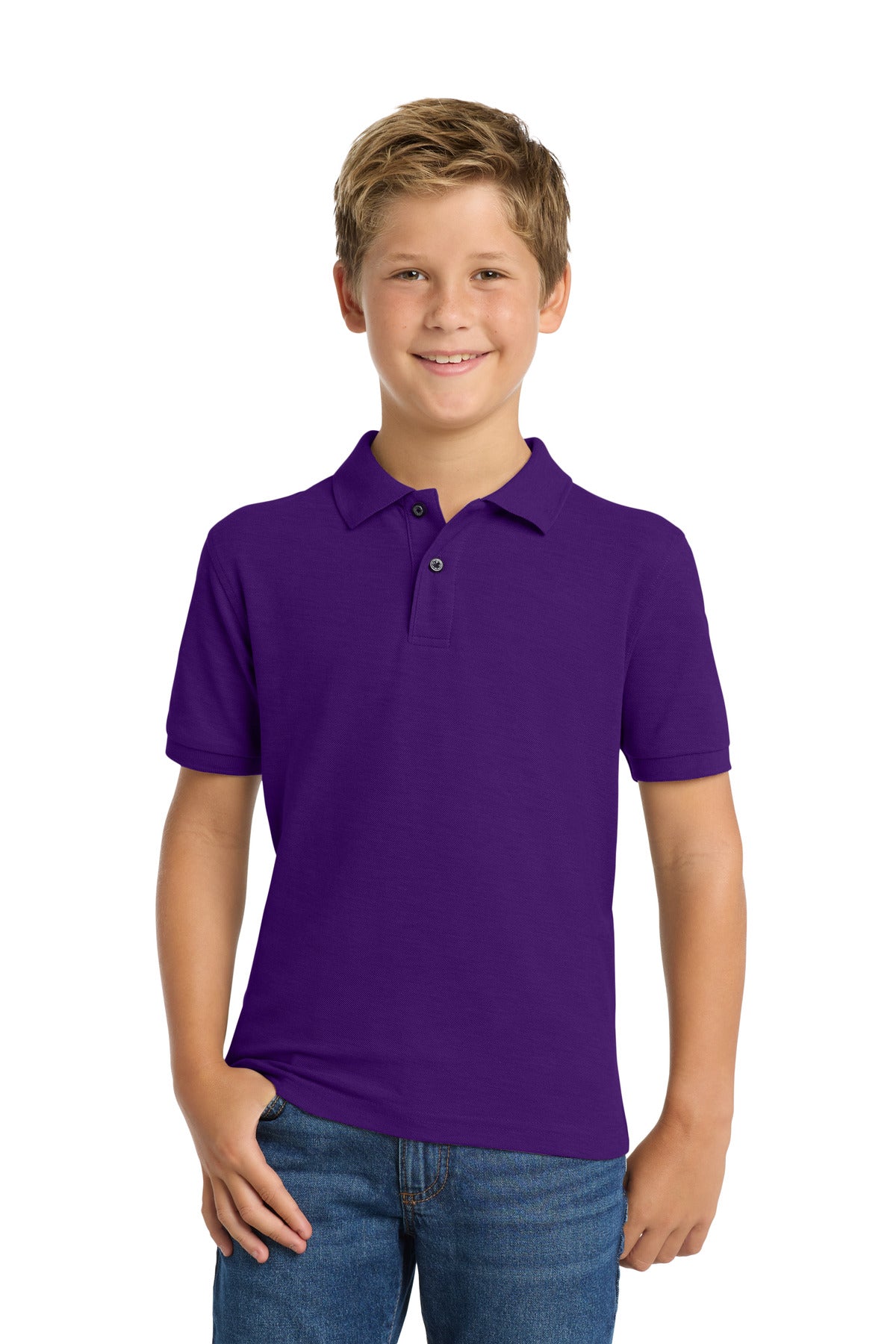 Port Authority® Youth Silk Touch™ Polo.  Y500