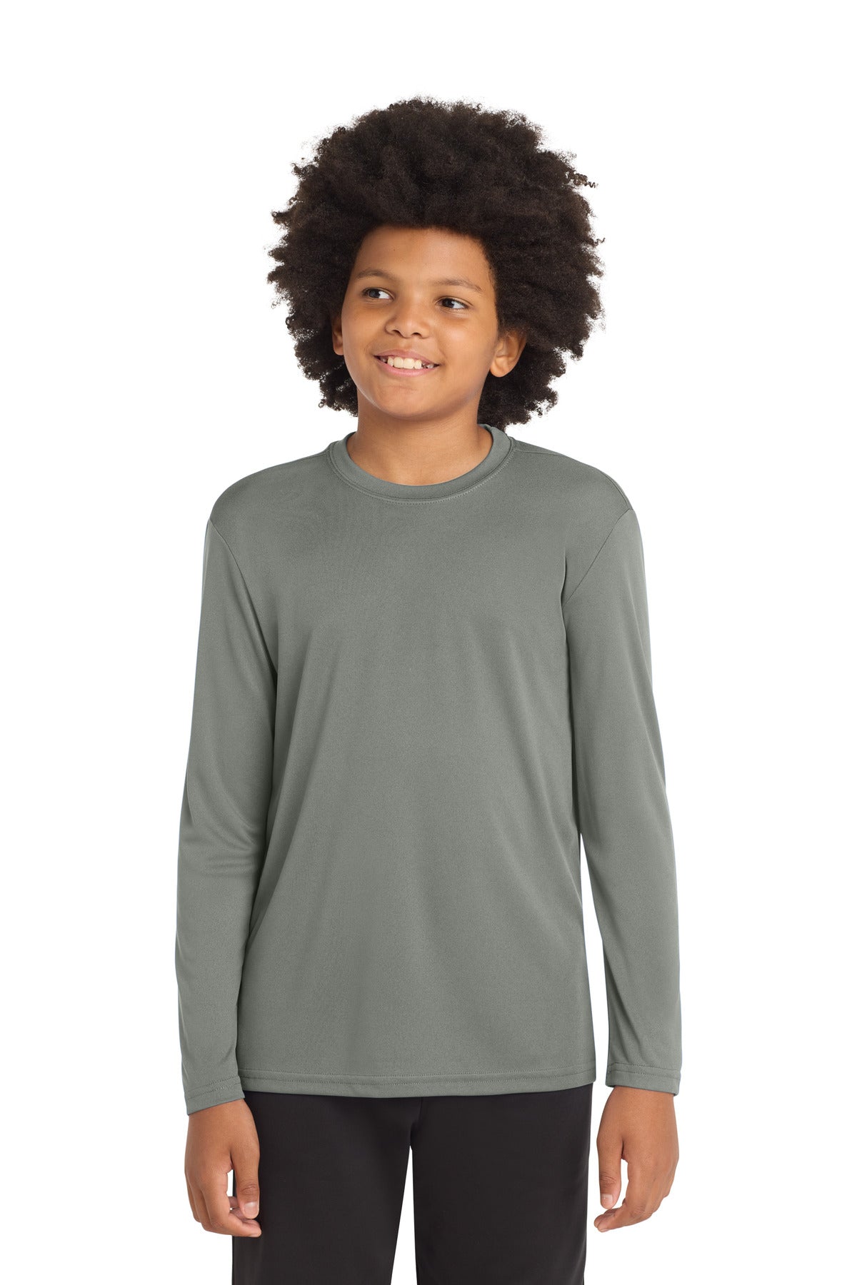 Sport-Tek® Youth Long Sleeve PosiCharge® Competitor™ Tee. YST350LS