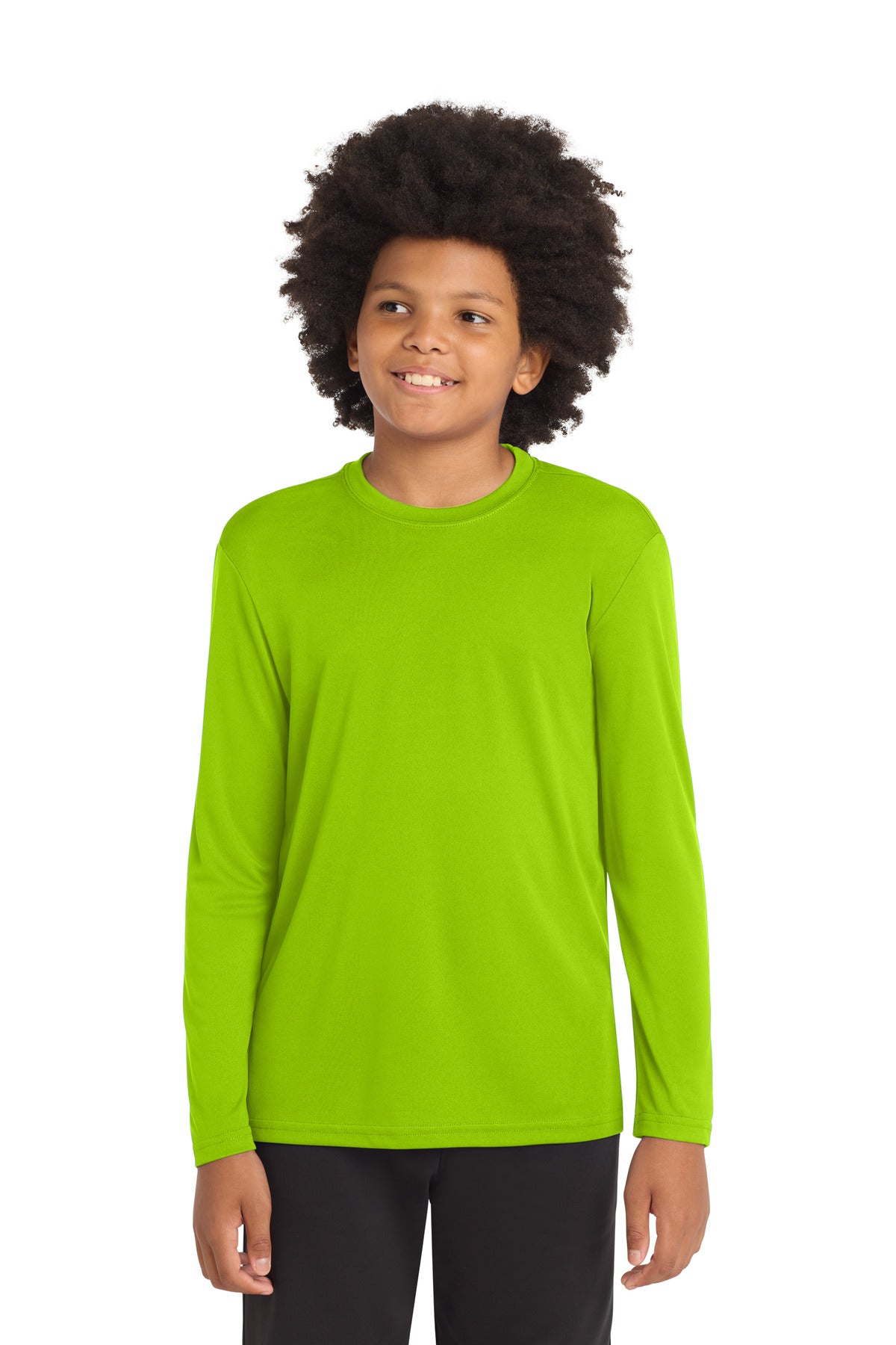Sport-Tek® Youth Long Sleeve PosiCharge® Competitor™ Tee. YST350LS