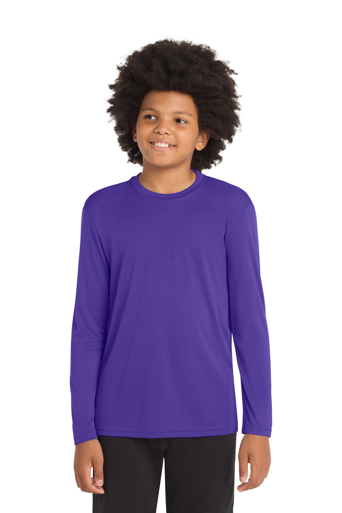 Sport-Tek® Youth Long Sleeve PosiCharge® Competitor™ Tee. YST350LS