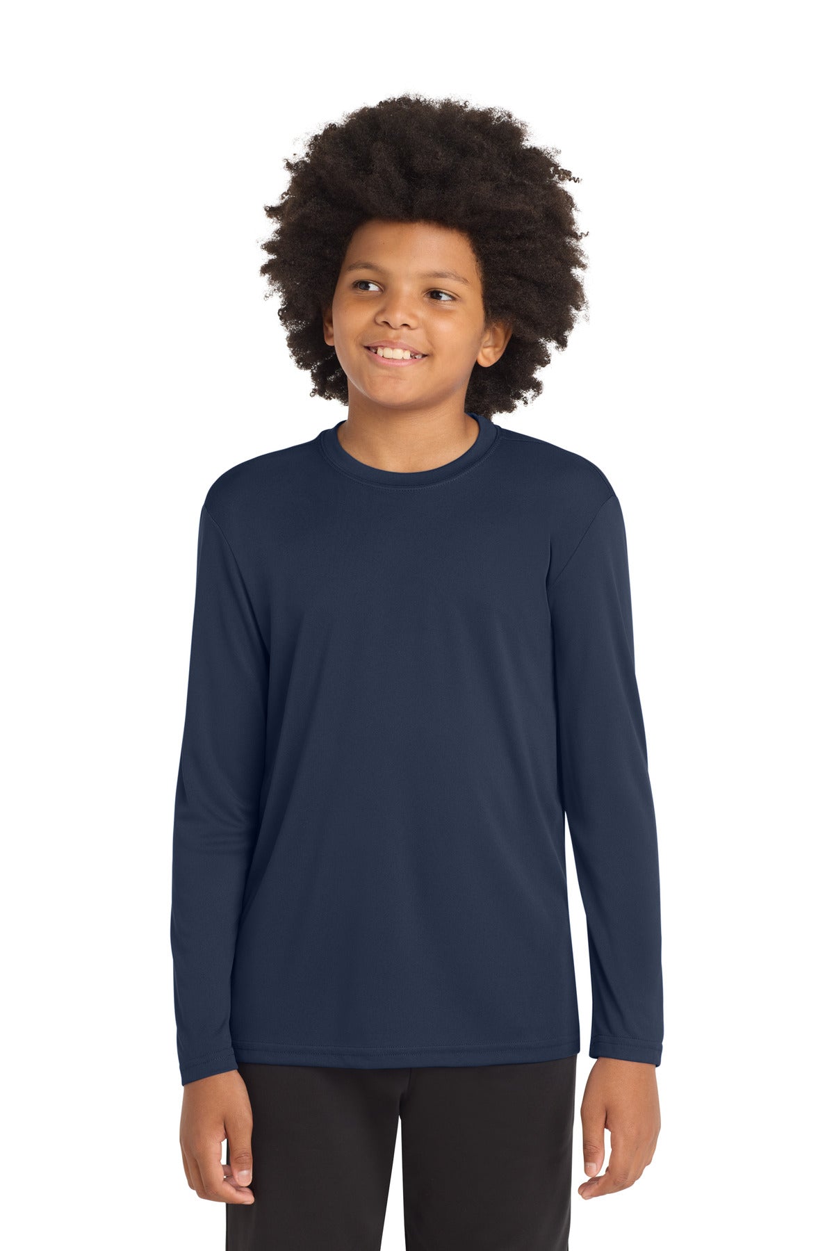 Sport-Tek® Youth Long Sleeve PosiCharge® Competitor™ Tee. YST350LS
