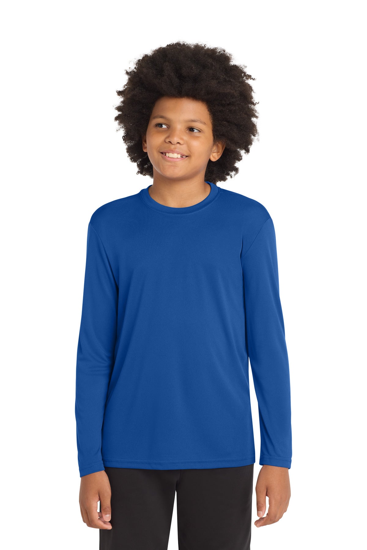 Sport-Tek® Youth Long Sleeve PosiCharge® Competitor™ Tee. YST350LS