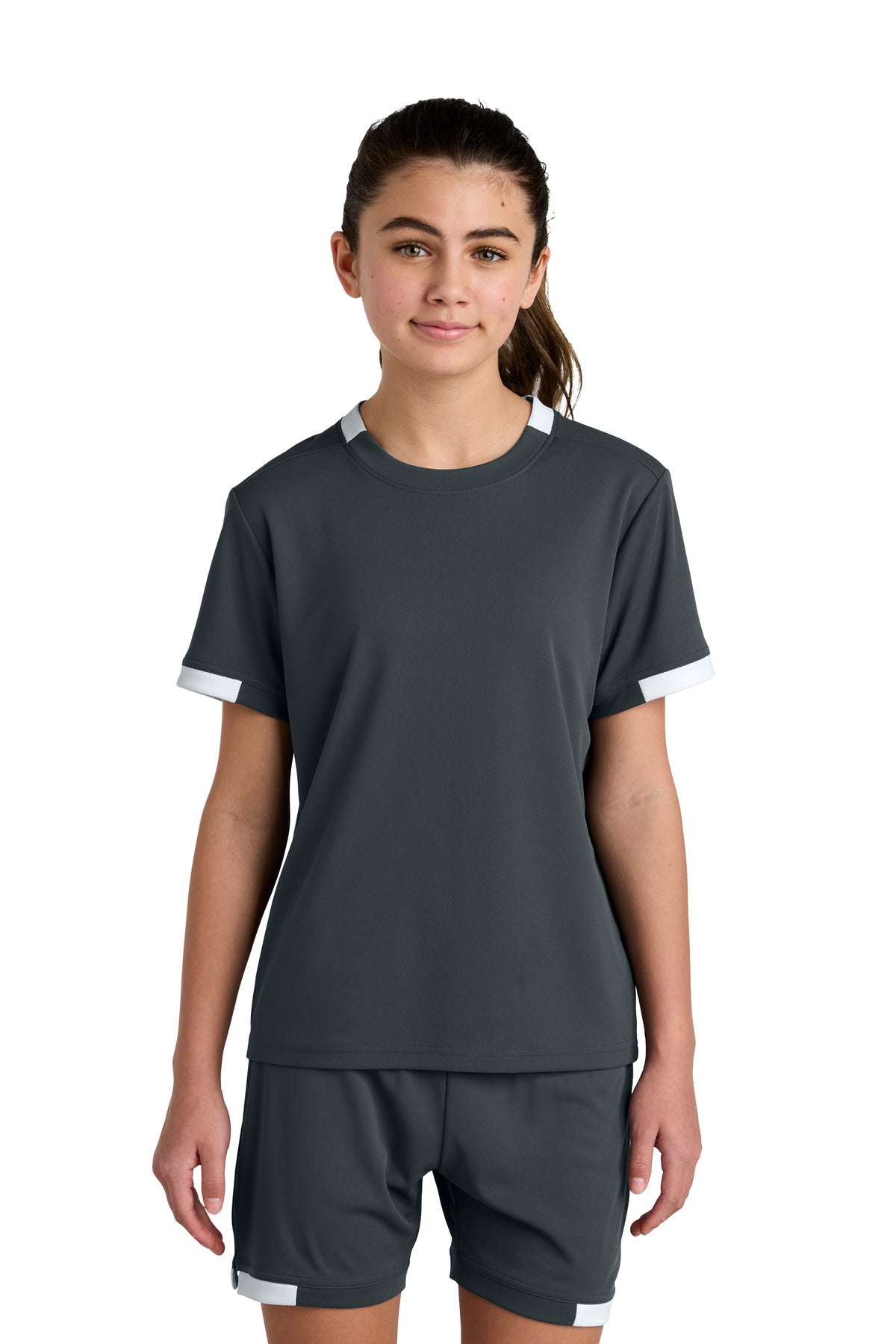 Sport-Tek® Youth Club Short Sleeve Crew YST440