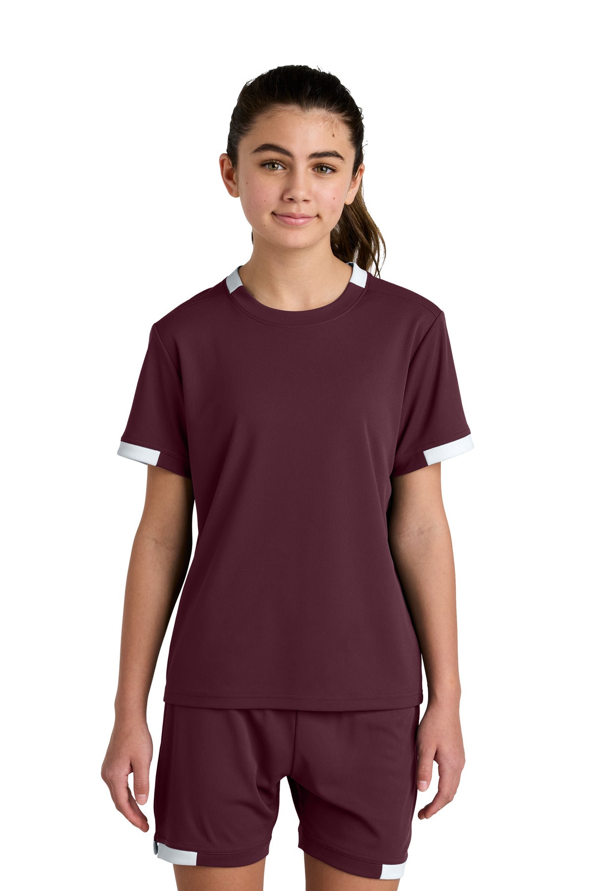 Sport-Tek® Youth Club Short Sleeve Crew YST440