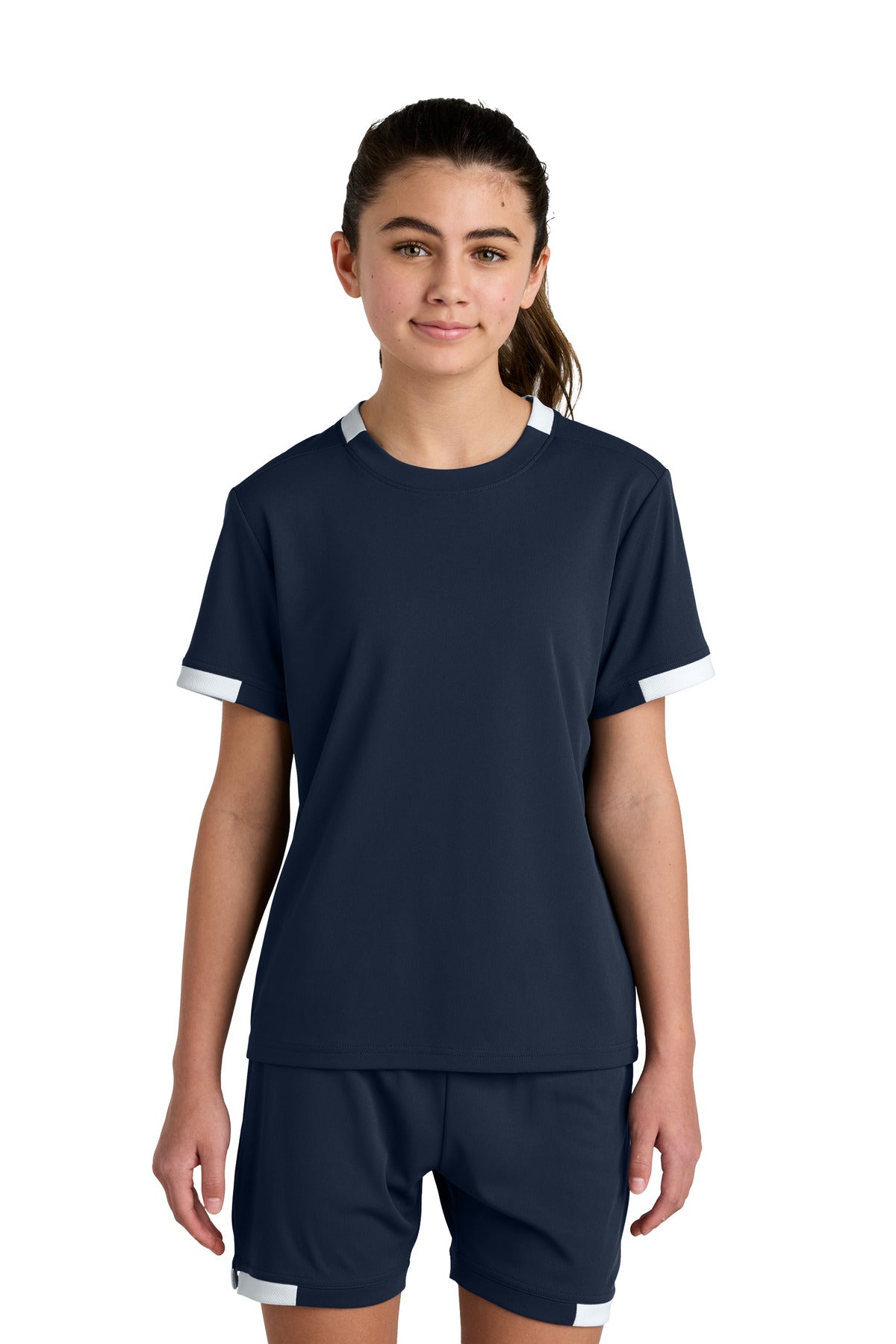Sport-Tek® Youth Club Short Sleeve Crew YST440