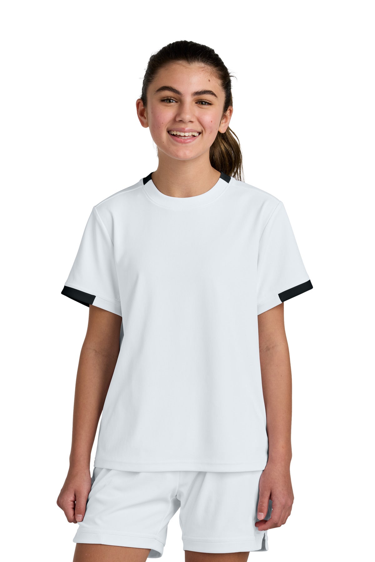 Sport-Tek® Youth Club Short Sleeve Crew YST440