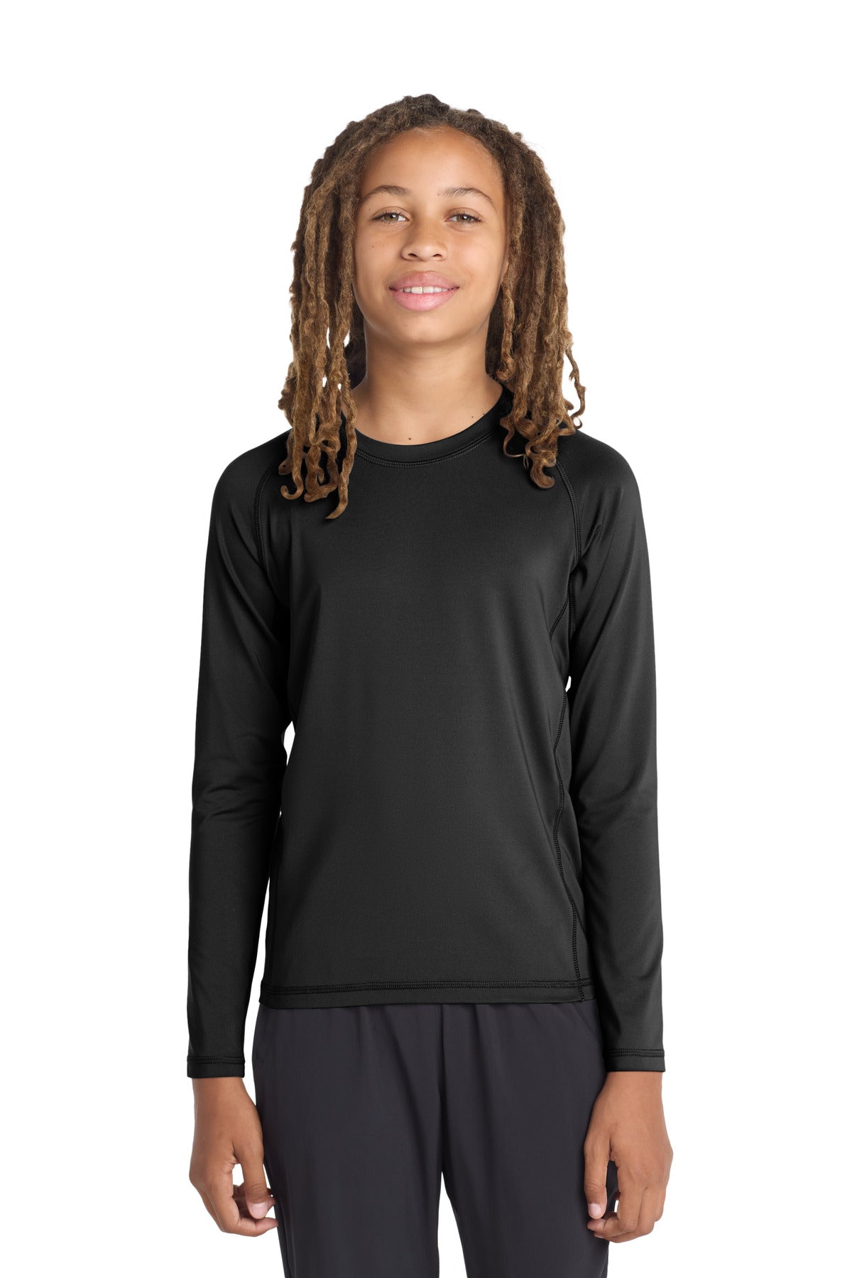Sport-Tek ® Youth Long Sleeve Rashguard Tee. YST470LS