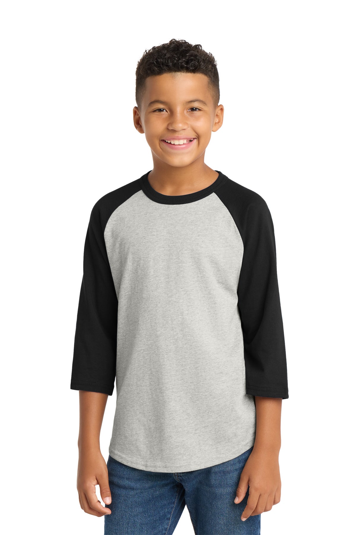 Sport-Tek® Youth Colorblock Raglan Jersey.  YT200